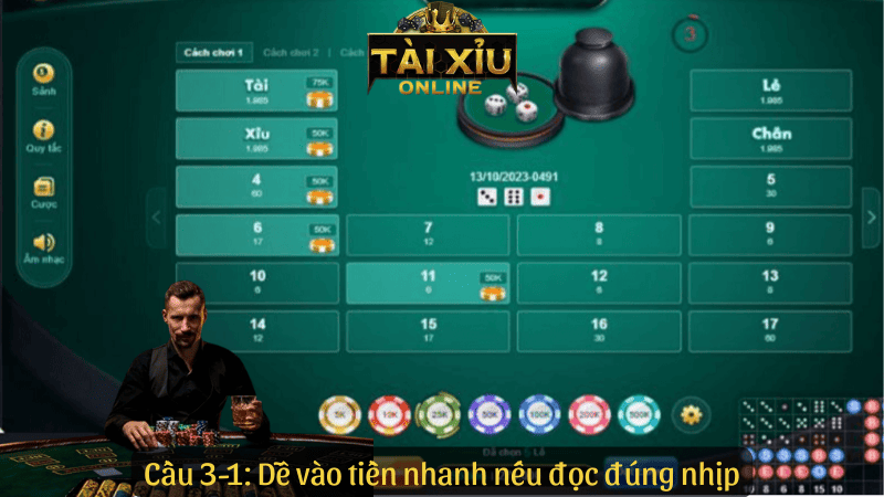 Cầu 3-1: Dễ vào tiền nhanh nếu đọc đúng nhịp
