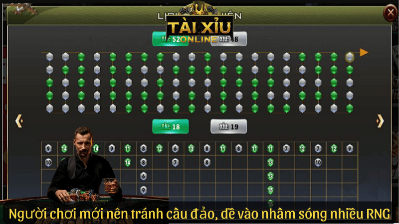 Người chơi mới nên tránh cầu đảo, dễ vào nhầm sóng nhiễu RNG