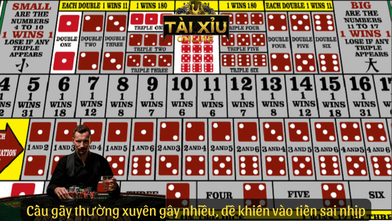 Cầu gãy thường xuyên gây nhiễu, dễ khiến vào tiền sai nhịp